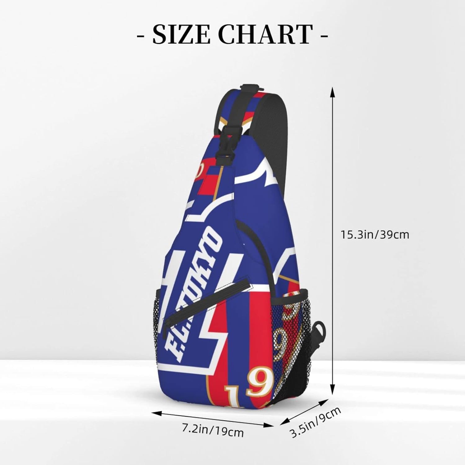 Fc Tokyo Shoulder Bag, Large Capacity, Shoulder Bag, Crossbody Bag, Mountain Climbing, Going to School, Events, Animation, Moe Goods? Multifunctional Lightweight Unisex Gift Sports Rucksack Backpack Bag