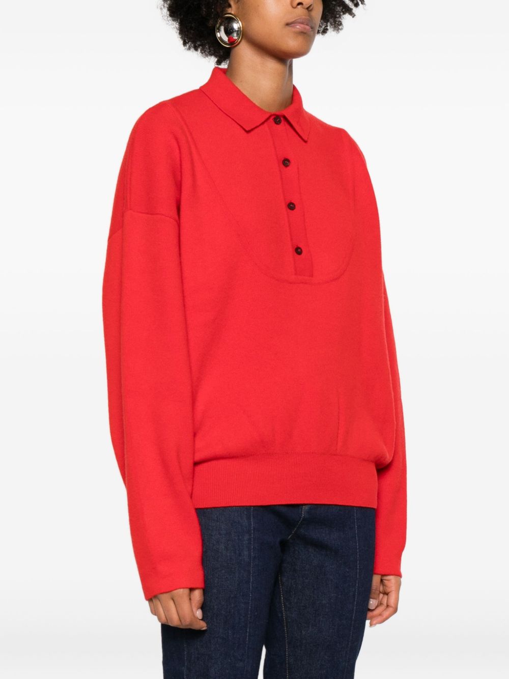 Jacquemus Jacquemus La Maille Vareuse Polo Shirt - Image 3