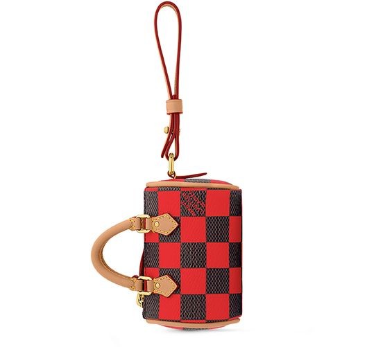 LOUIS VUITTON Damier Pop Mini Speedy Bag Charm - Image 3