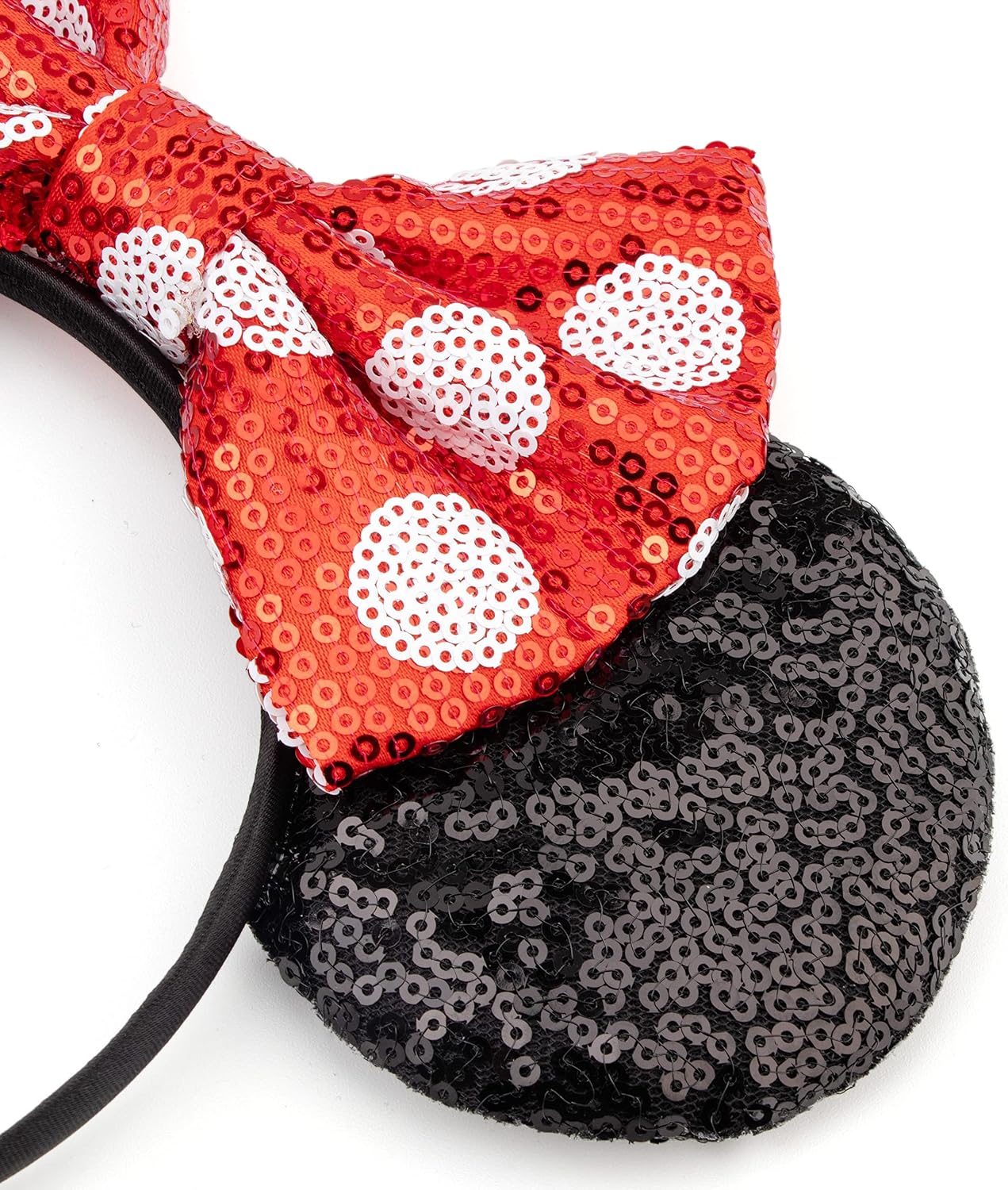 DRESHOW Mouse Ears Bow Sequins Party Decoration Cosplay Costume for Girls and Women