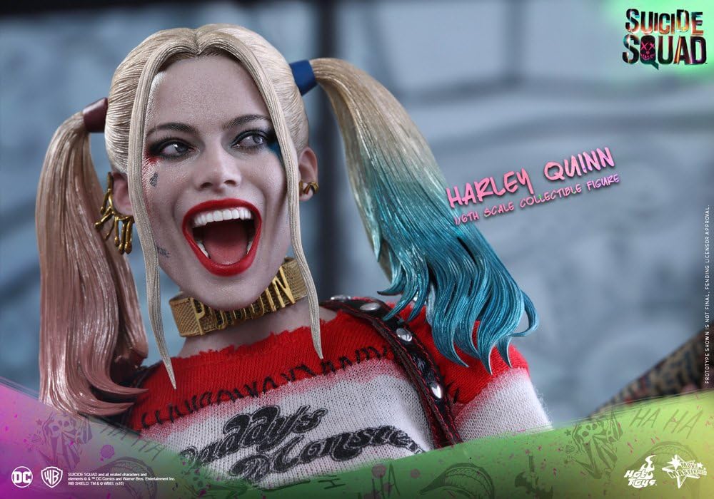 Hot Toys' Movie Masterpiece: Suicide Squad: Harley Quinn 1/6 Scale Plastic Pre - Painted Movable Figure