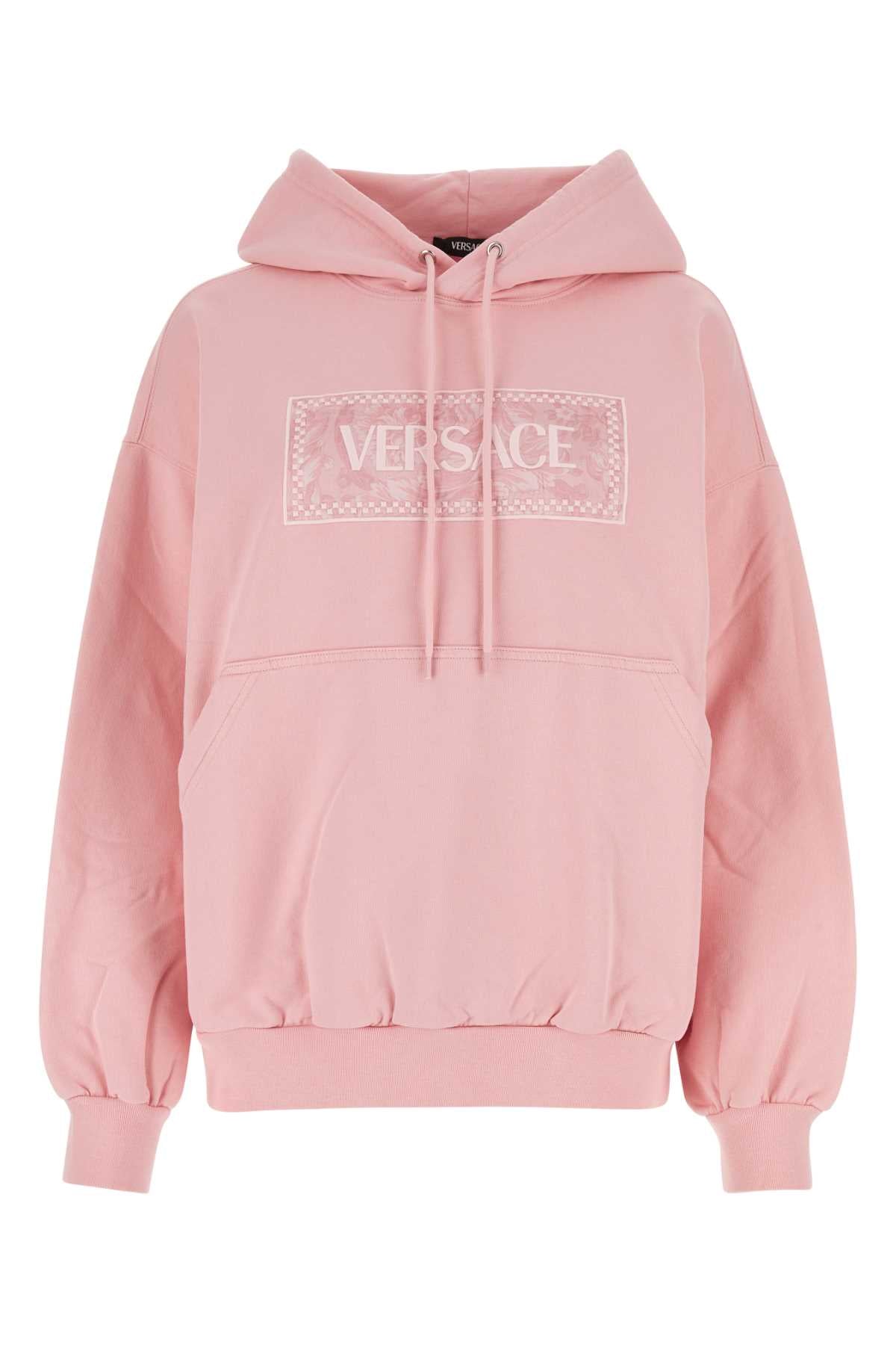 Versace ヴェルサーチピンクコットンスウェットシャツ - Image 4