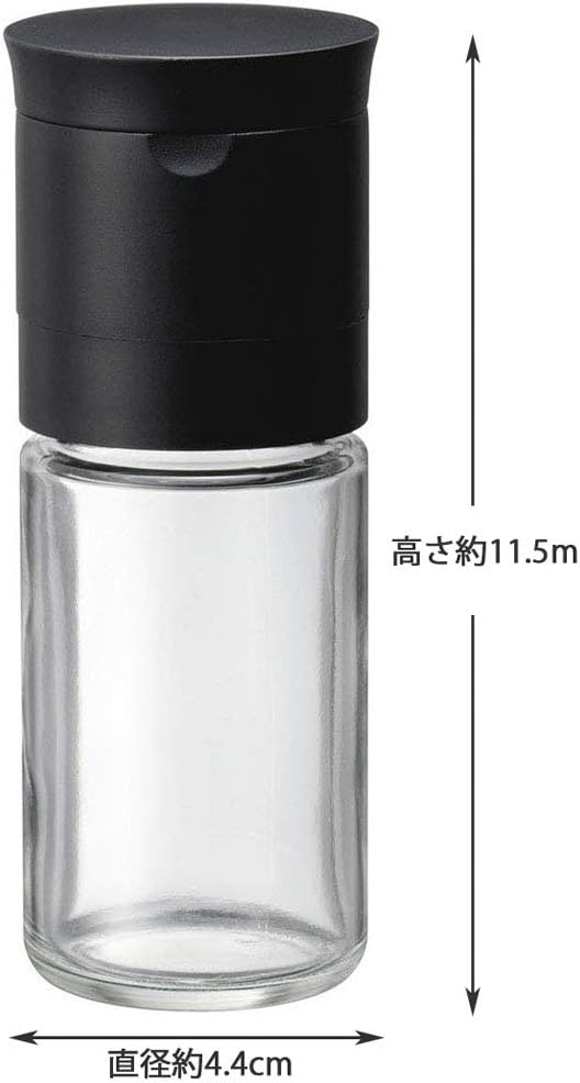 Kai KAI FP5160 Pepper Mill, Kai House Select Ceramic, Made in Japan, Black