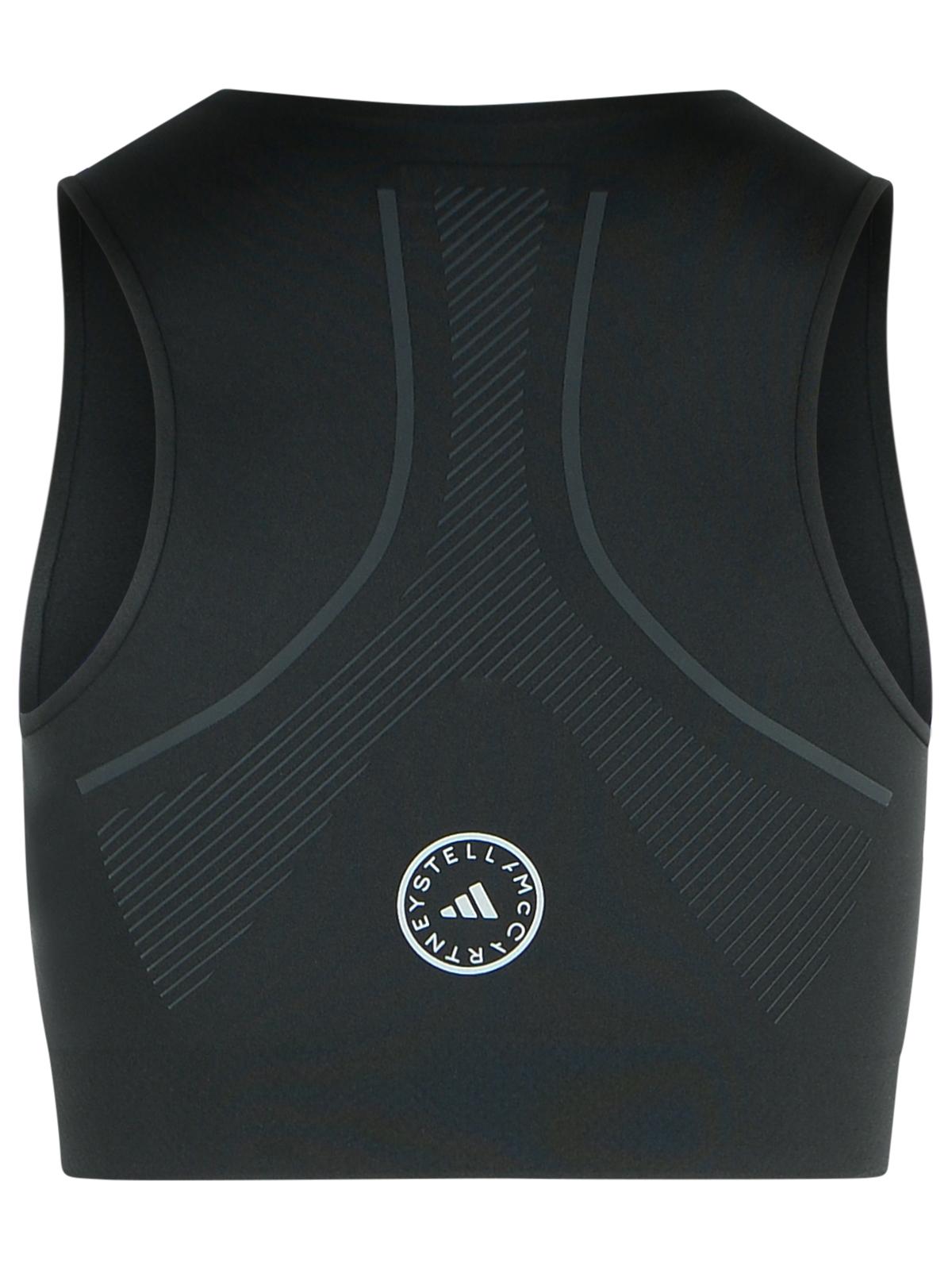 Stella Stella McCartney Black Polyester Blend Crop TopのAdidas - Image 4