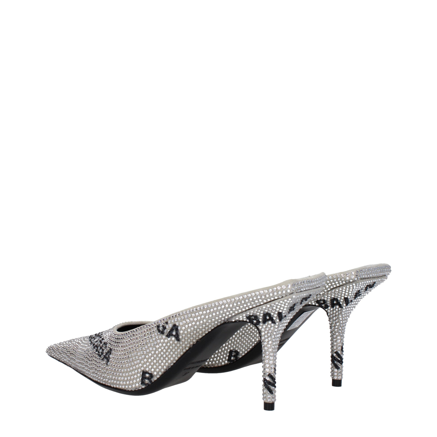 Balenciaga バレンシアガサンダル女性スエードシルバー - Image 4
