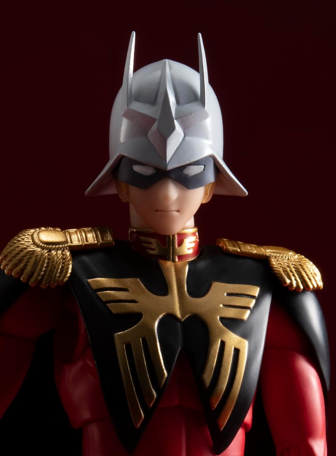 TAMASHII NATIONS S.H. Figuarts Mobile Suit Gundam Char Aznable, Approx. 6.1 inches (155 mm), PVC & ABS, Pre-painted Action Figure