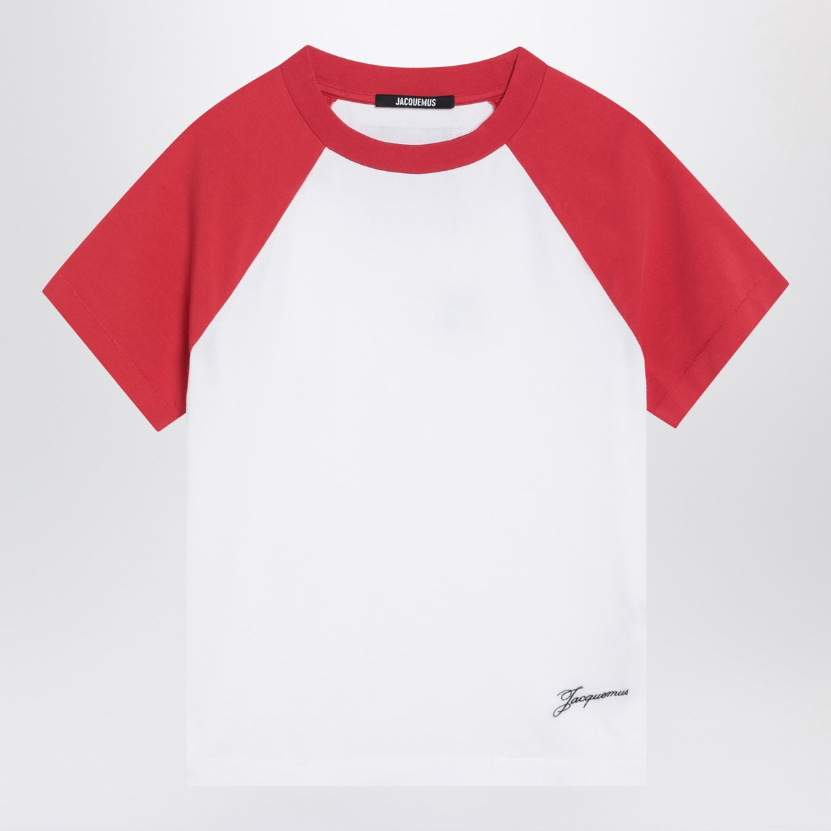 Jacquemus Jacquemus Baseball White/Red T Shirt - Image 4