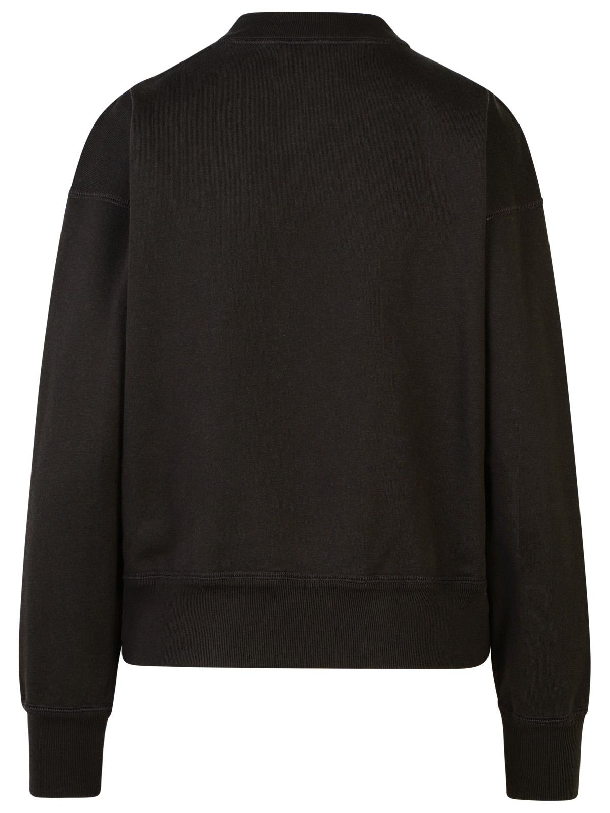 Marant イザベル・マラン・エトワイル「モービー」ブラックコットンブレンドスウェットシャツ - Image 4