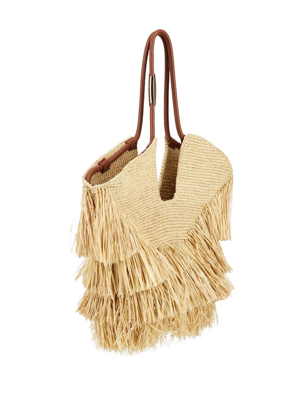 Zimmermann Zimmermann Goldentime Medium Raffia Toteバッグ - Image 4
