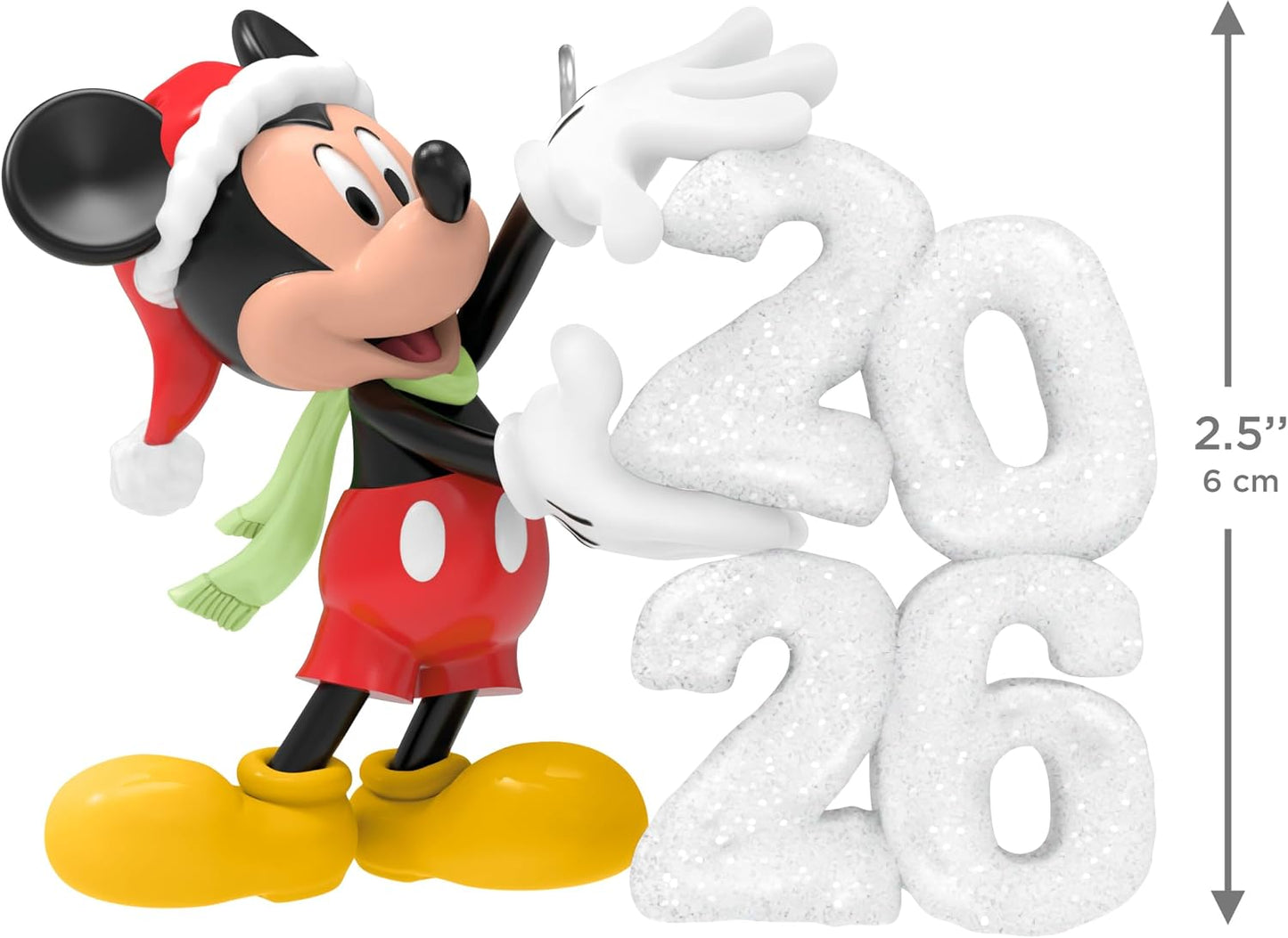 Hallmark Keepsake Adorno de Navidad 2026, Mickey Mouse A Year of Disney Magic 2026, regalos para fanáticos de Disney