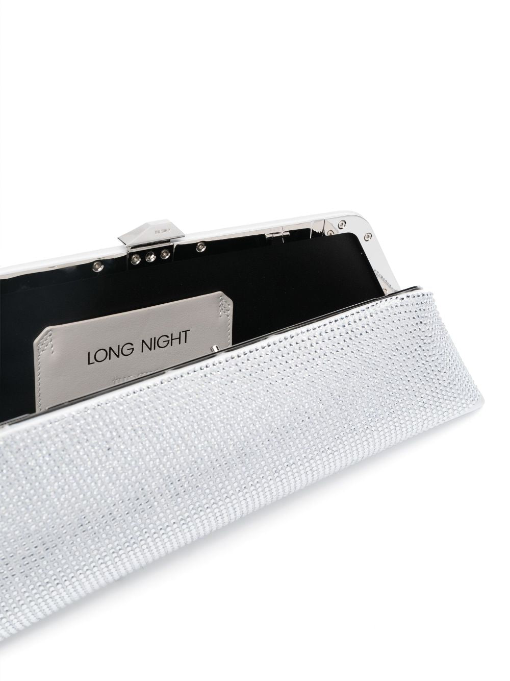 The Attico Long Night Satin Clutch Bag - Image 4