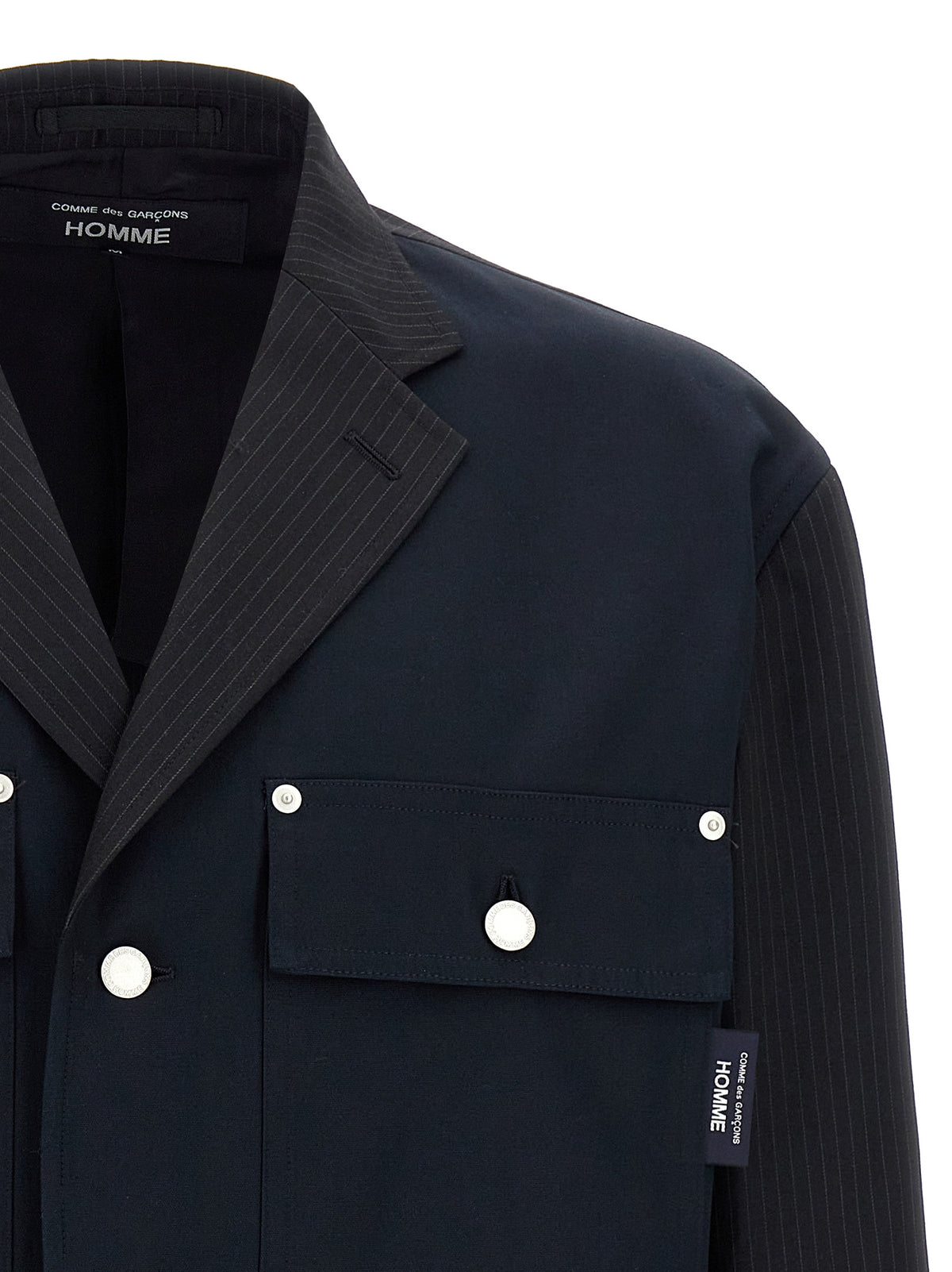 Comme Comme Desgarҫonshomme Pinstripe Blazer - Image 4