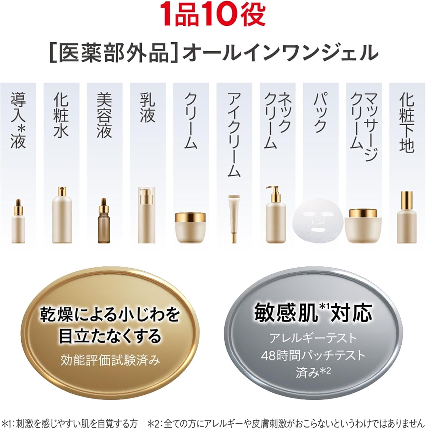 Esthetact Wrinkle White Medical Gel 1.8 oz (50 g) All-in-One Gel