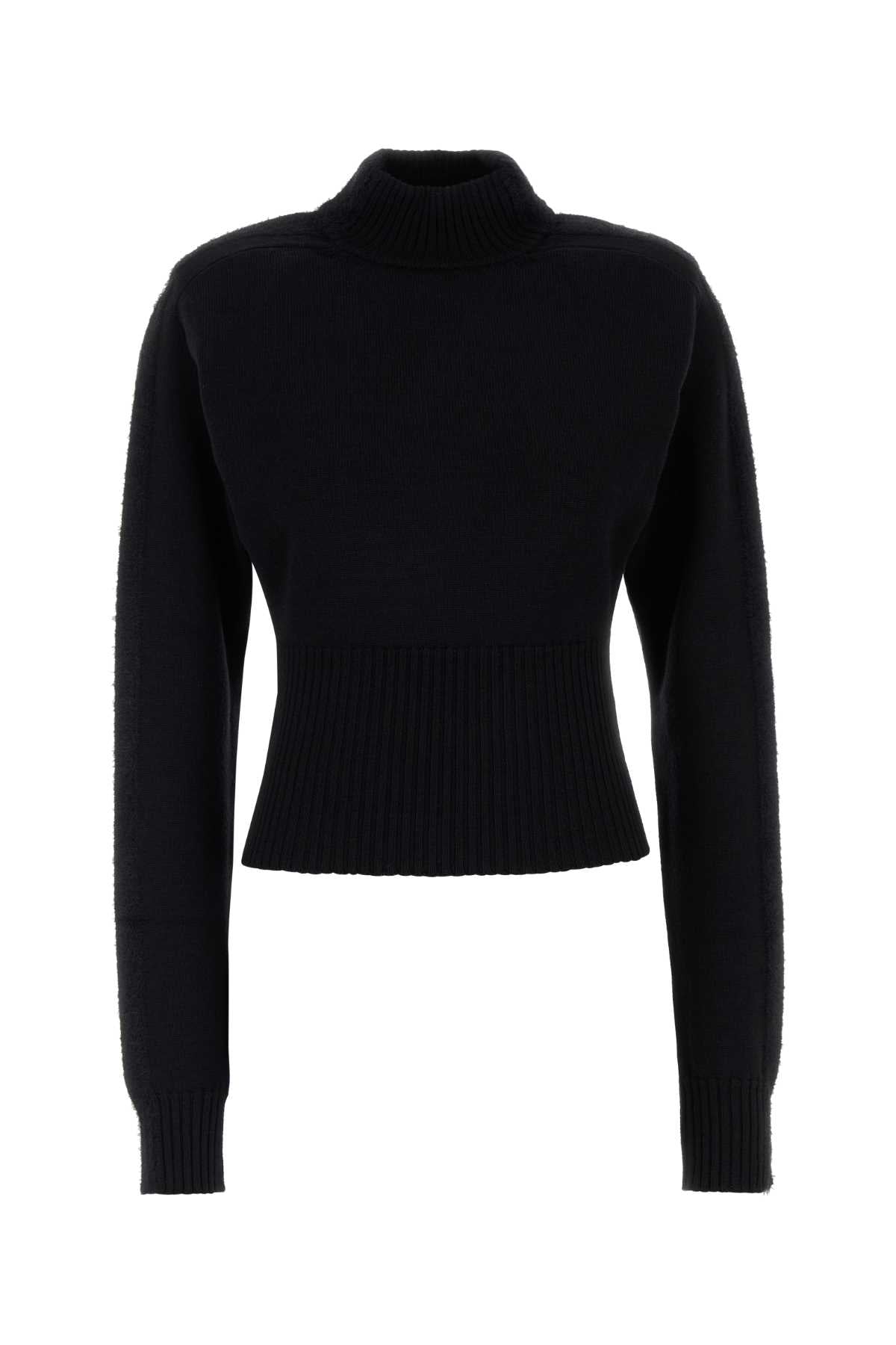 Sportmax SportMaxブラックウールホリデーセーター - Image 4