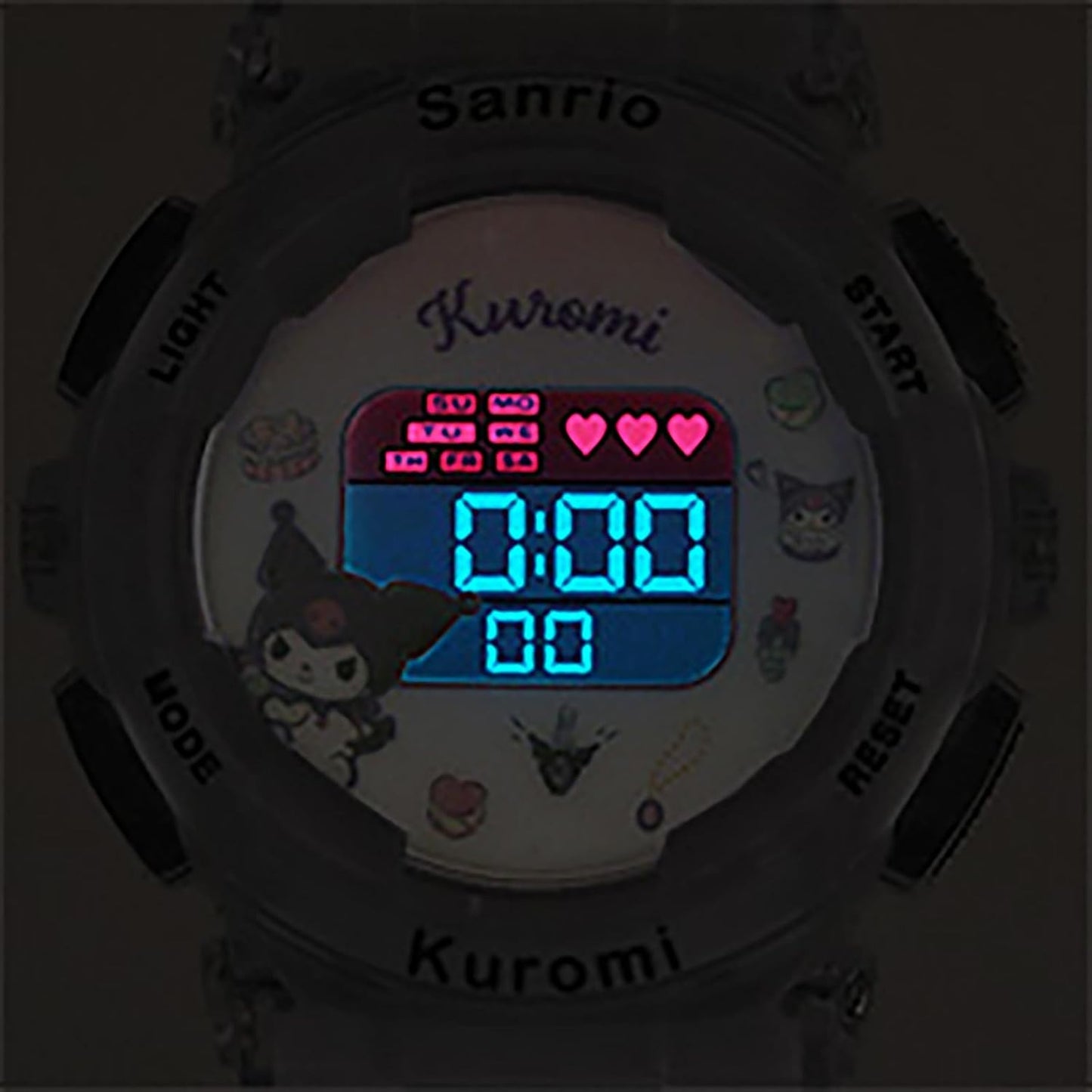 Sun Flame Corporation J-AXIS Sanrio Digital Watch with Backlight Alarm Function for Girls