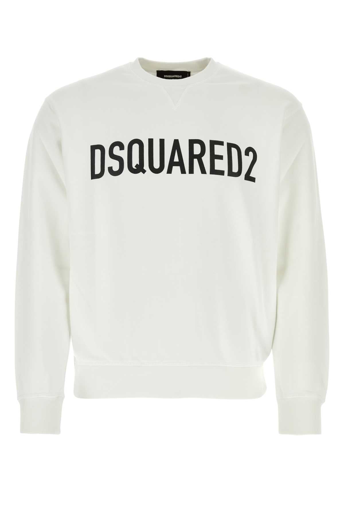 Dsquared2 Dsquared White Cottonスウェットシャツ - Image 4