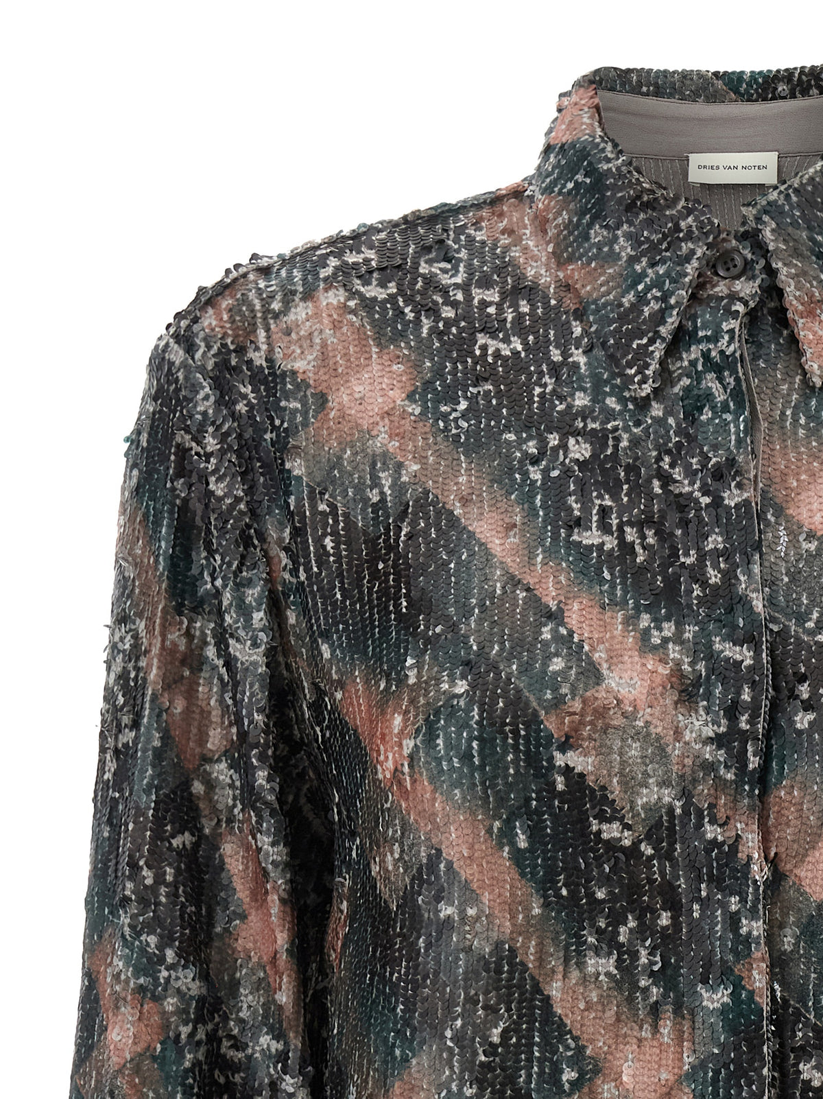 Monot Dries Van Noten 'Chowy Emb'シャツを乾かします - Image 4