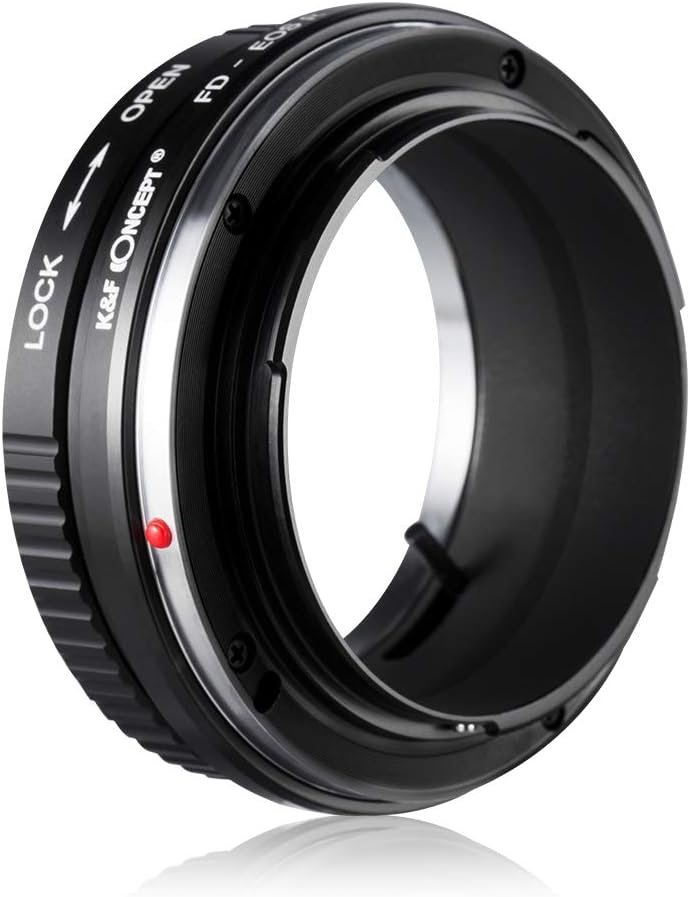 K&F Concept Lens Adapter, FD-EOS R, Canon FD Lens to Canon EOS R Camera Attachment, Infinity Realization, High Precision