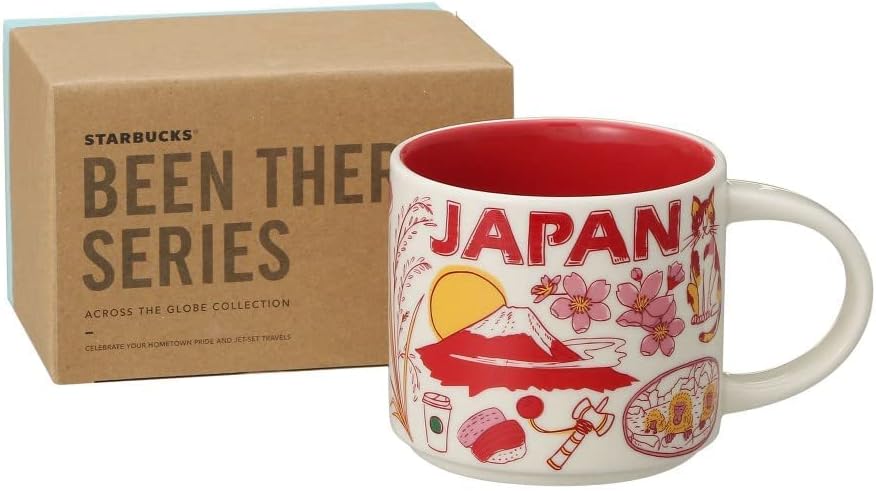 Starbucks Been There Series Mug JAPAN 14.2 fl oz (414 ml), Mt. Fuji, Three Hair Cat, Hot Springs, Innao, Sushi, Sumo Sakura, Sakura, Cup, Pink, Spring, Cute, Fashionable, Birthday, Present, Gift, Return