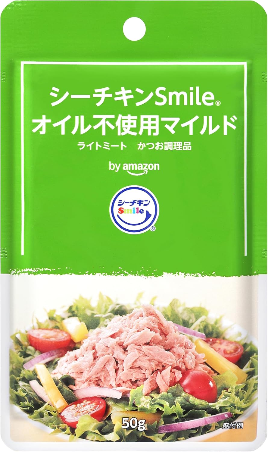 by Tuna Smile Flakes, No Oil, Mild, 1.8 oz (50 g) x 6 Pieces