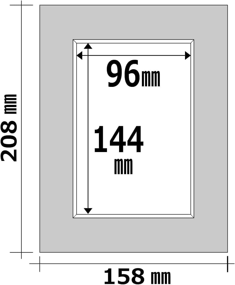 Art Paper Frame, Selectable Patterns, Paper Frame with Stand, Paper, Motivation, Postcard, Decoration, Storage, Postcard Size, Picture Frame, Anime Goods, Orion (Simple Pure) (White Heron)