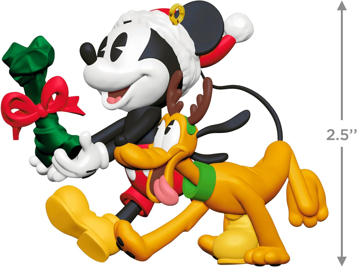 Hallmark Keepsake - Adorno de Navidad colgante 2025, Disney Mickey y sus amigos Bone-afide Besties, Regalos para fans de Disney