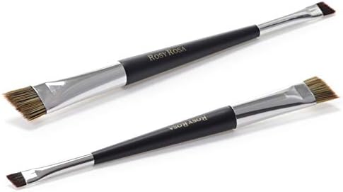 Rosy Rosa Double-Ended Eyebrow Brush, Smudge Type
