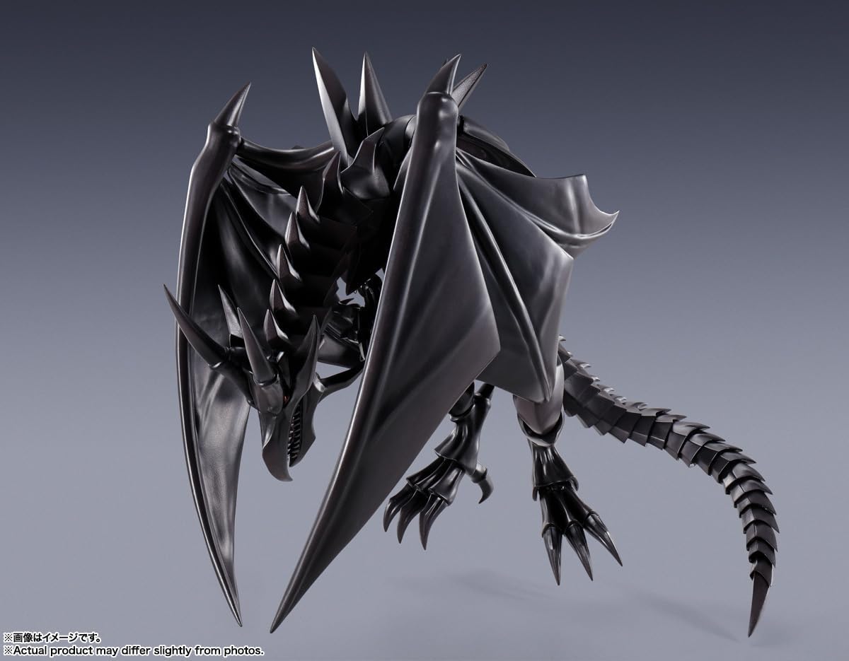 S.H. Monster Arts Yu-Gi-Oh! Duel Monsters Red-Eyes Black Dragon, Approx. 8.7 inches (220 mm), PVC & ABS Pre-painted Action Figure