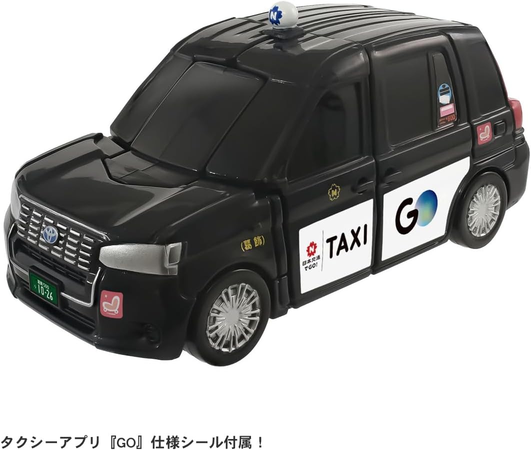 Takara Tomy Tomica Job Relay TJB09 Drive Relay Nippon Traffic Toyota Japan Taxi Mini Car Toy, Ages 3 and Up