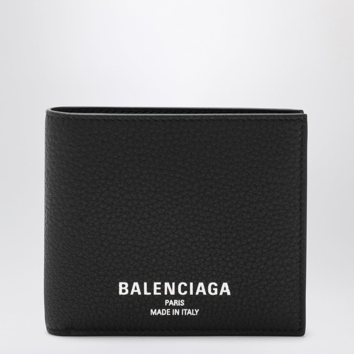 Balenciaga ハンマーレザーのバレンシアガブラックbi折りたたみクレジットウォレット - Image 4