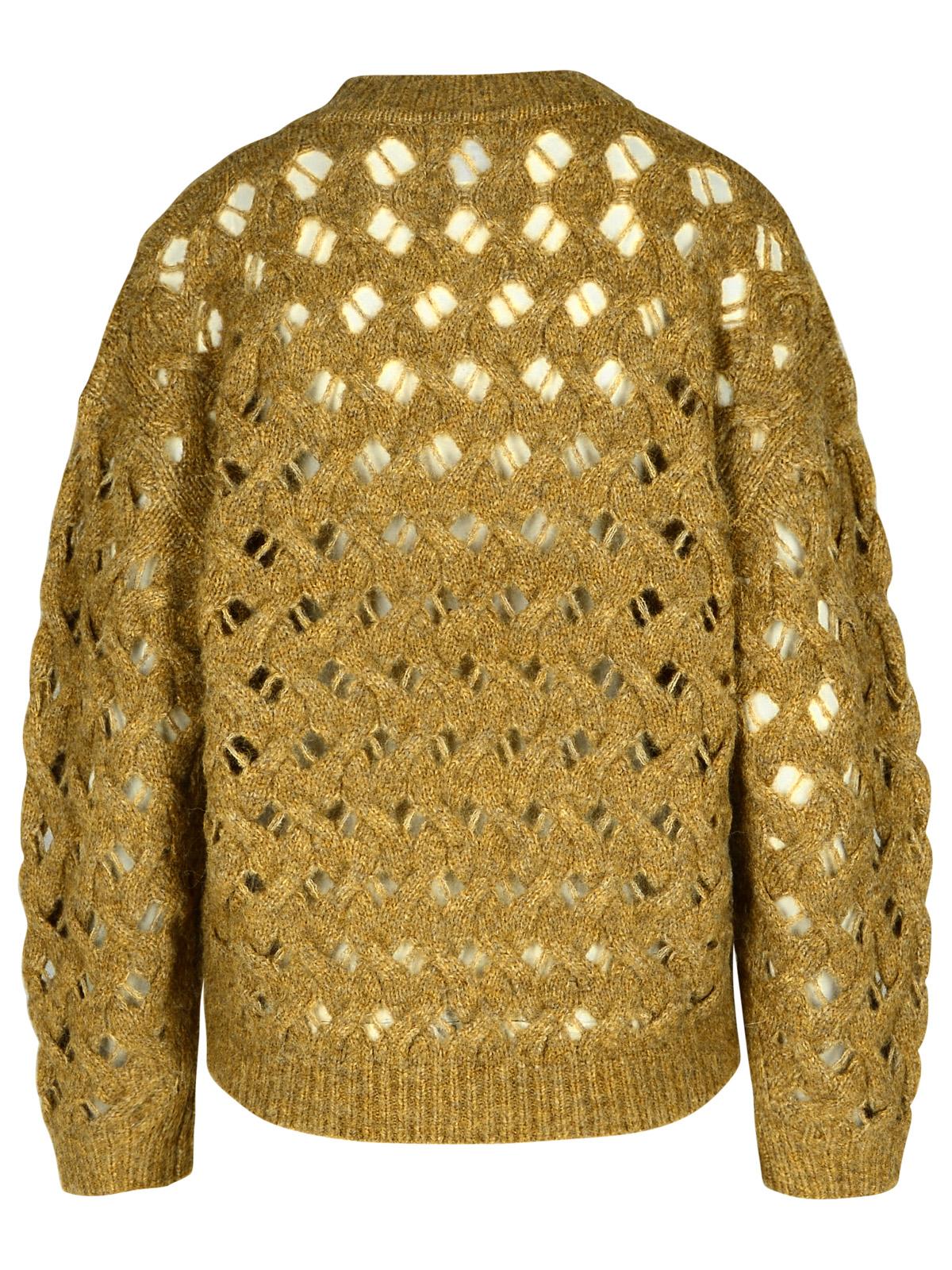 Marant イザベル・マラン・エトワイル「アウレリア」ベージュアクリルブレンドセーター - Image 4