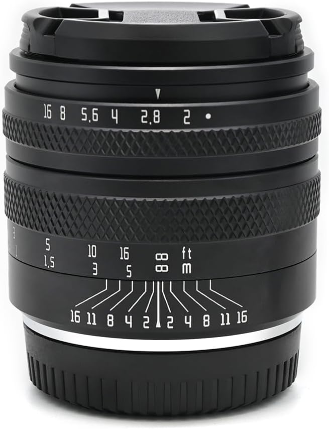 AstrHori 50mm F2.0 RF Mount, Black, Standard Lens, Rock Star, 2 Year Warranty