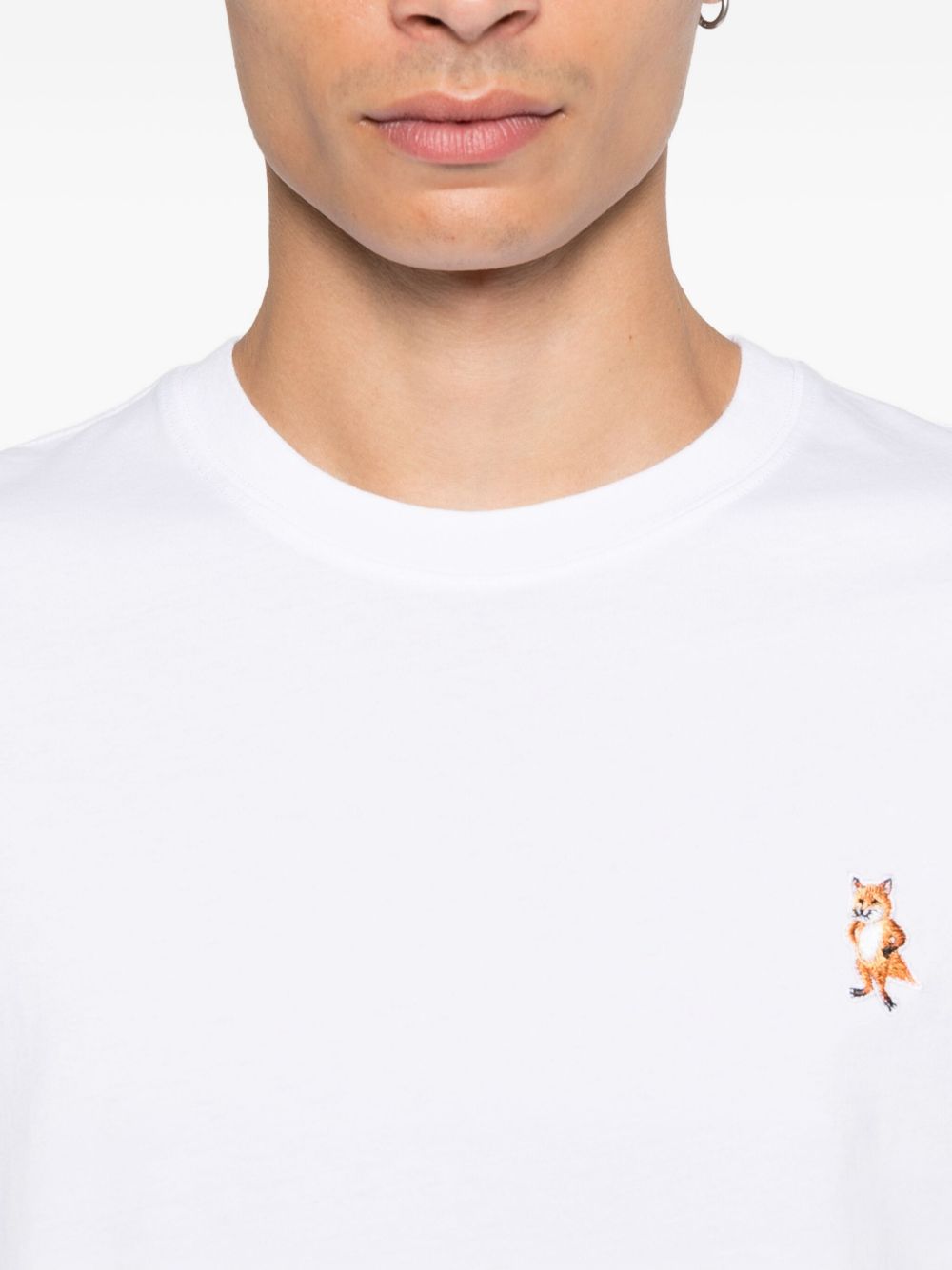 Maison メゾンキツネ 'スタンディングフォックスコットンTシャツ - Image 4