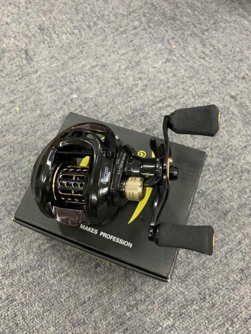 YU41 Reel Bait Reel, Lightweight, Baitfiness, Lightweight Lure, Maximum Drag 11.0 lbs (5 kg), Gear Ratio 6.5:1, Aluminum Spool, For Saltwater Fishing, Freshwater Fishing, Dual Use, Super