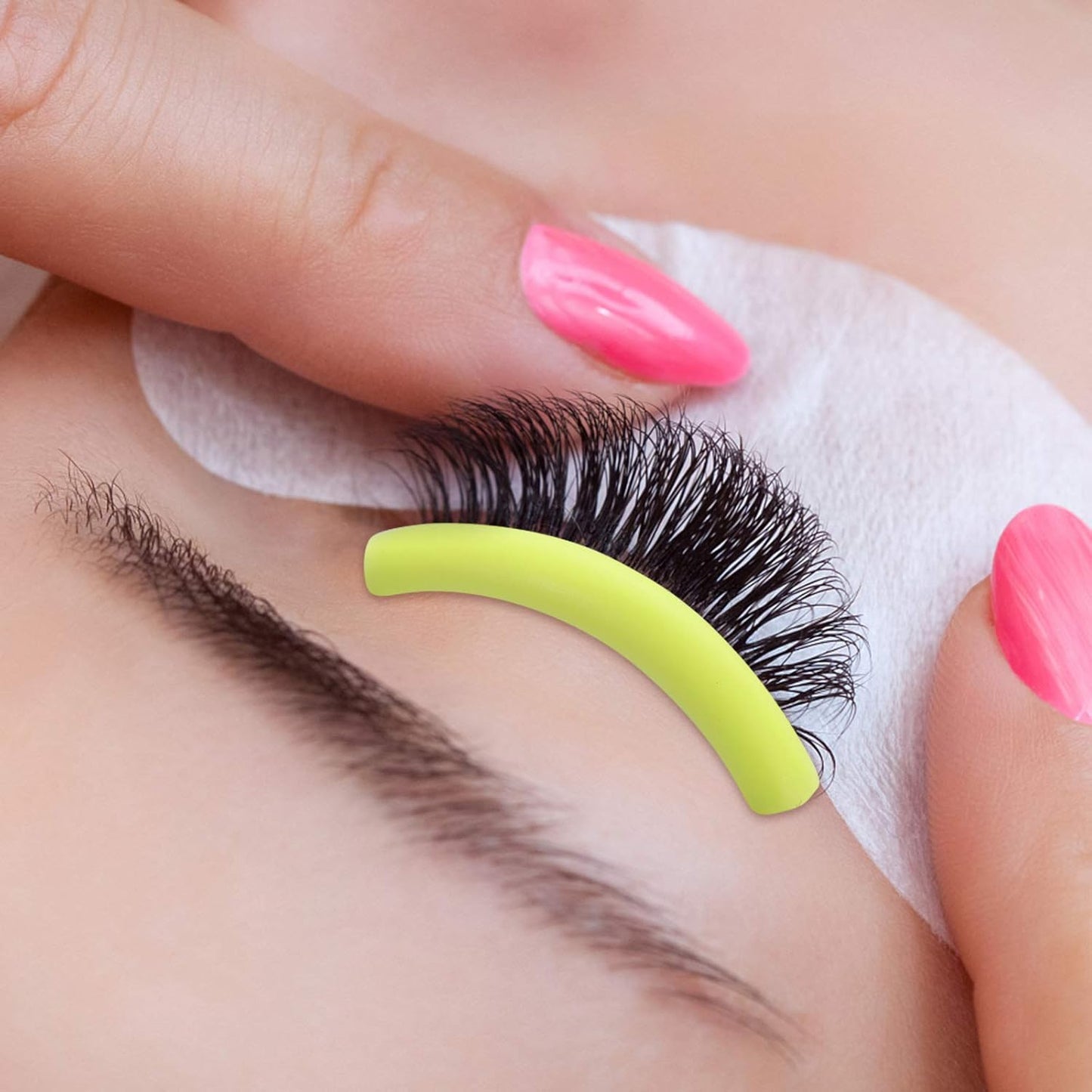 Pesine Eyelash Extensions Eyelash Curling Patches Silicone Pads 12 Pairs Perm Pads Eyelashes 3D Silicone Soft Comfortable Thick Long Eyelashes Safe Non-toxic Reusable