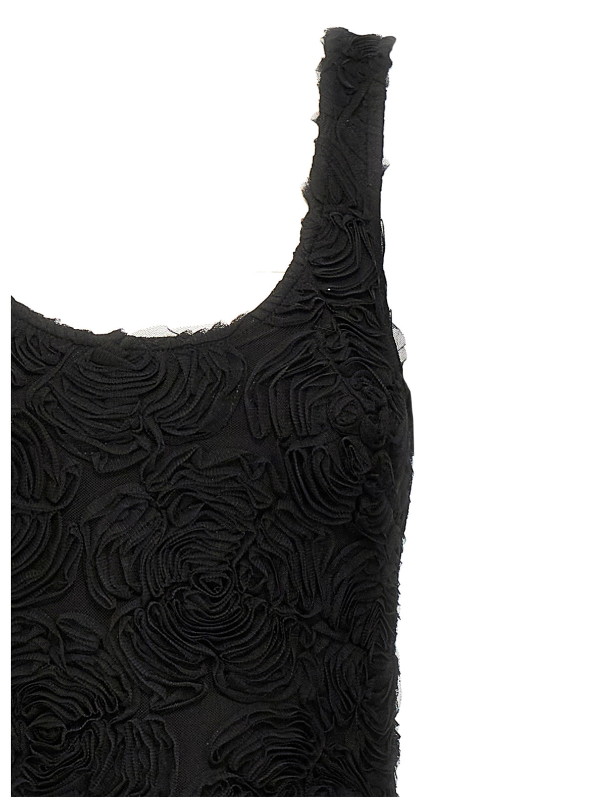 Rotate Birger Christensen「フラワーメッシュフリル」ドレスを回転させます - Image 4