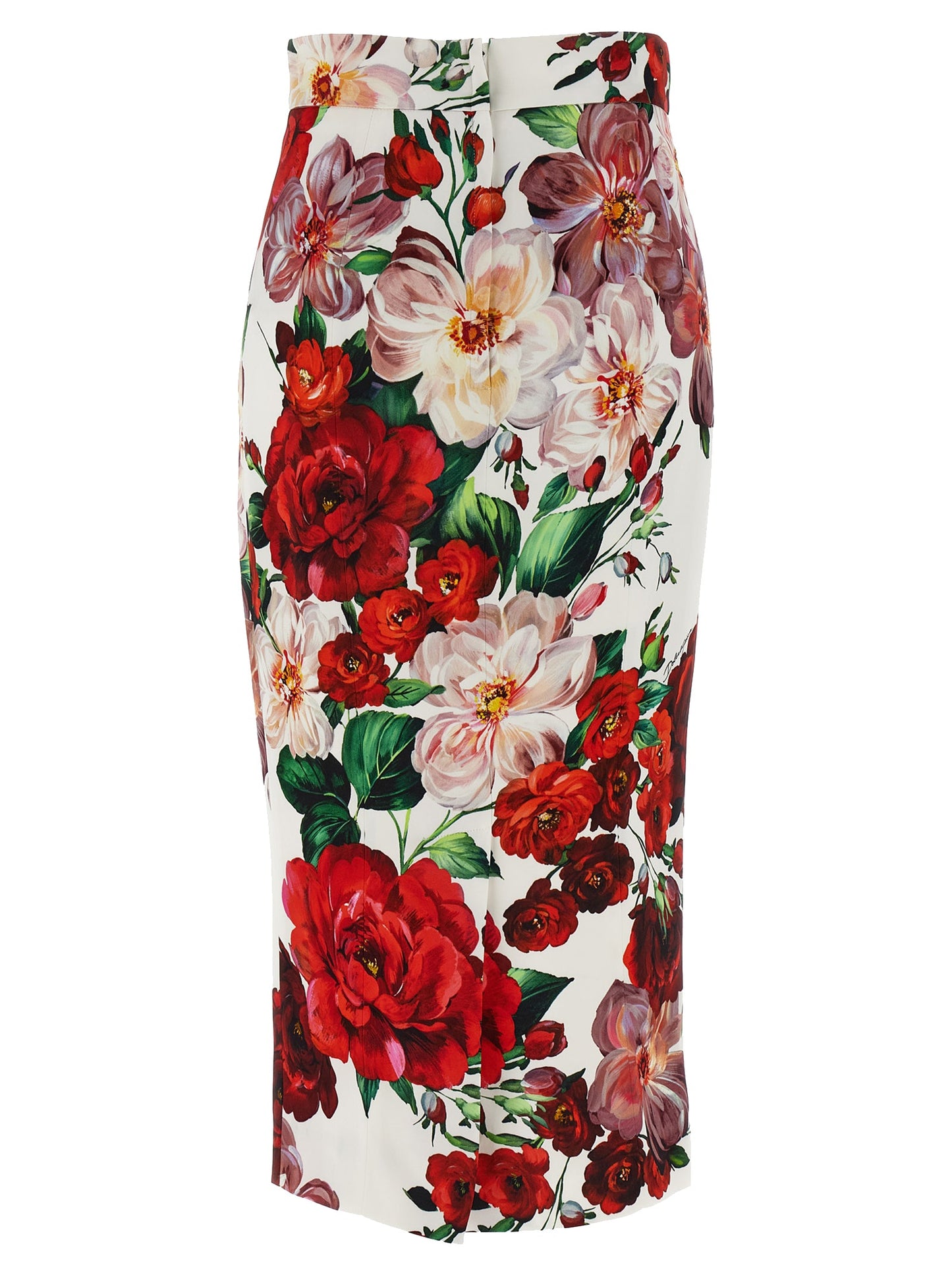 Dolce  Gabbana ドルチェ＆ガッバーナ花柄のロングエットスカート - Image 4
