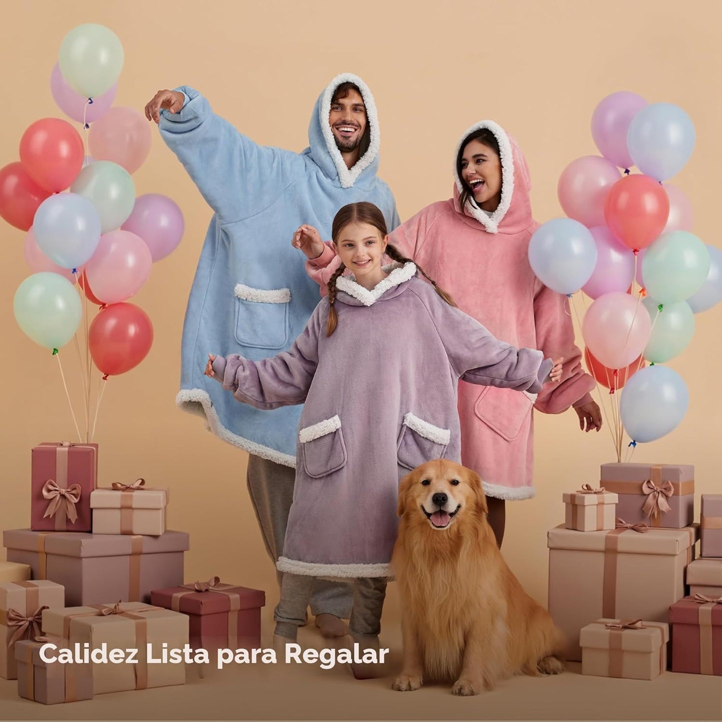 Bedsure - Manta corta de sherpa para llevar puesta