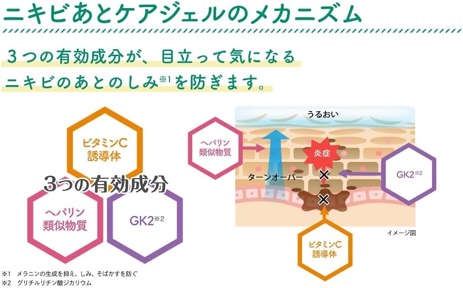 [Medicinal Use] Atnon Acne Care Gel [For Skin Care After Conspicuously Anxious Acne! Contains 3 Active Ingredients] [Kobayashi Pharmaceutical] Quasi-Drug, 0.3 oz (10 g)