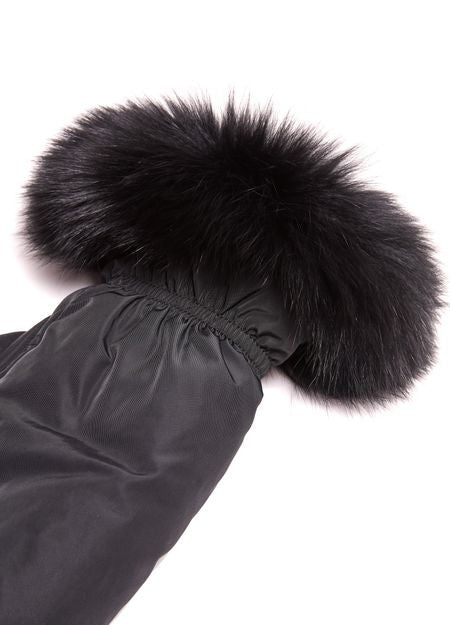 YVES SALOMON Fox fur gloves - Image 4