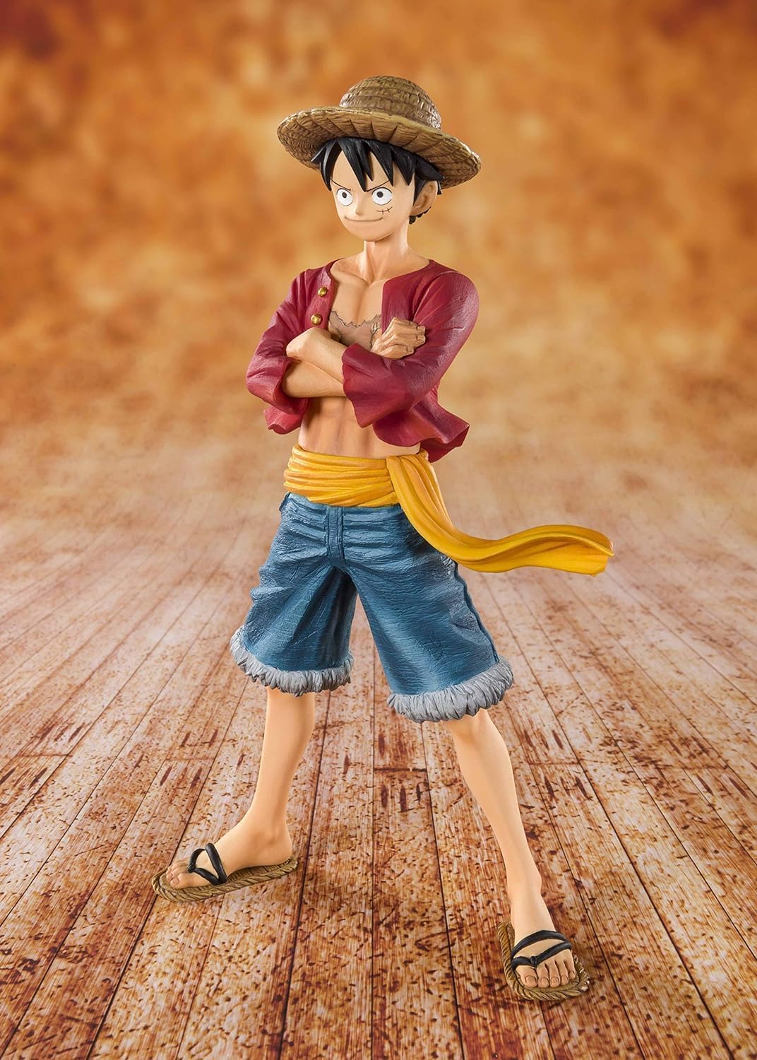 Figuarts Zero One Piece Straw Hat Luffy (Resale Version), Approx. 5.5 inches (140 mm), PVC & ABS, Pre-painted Action Figure