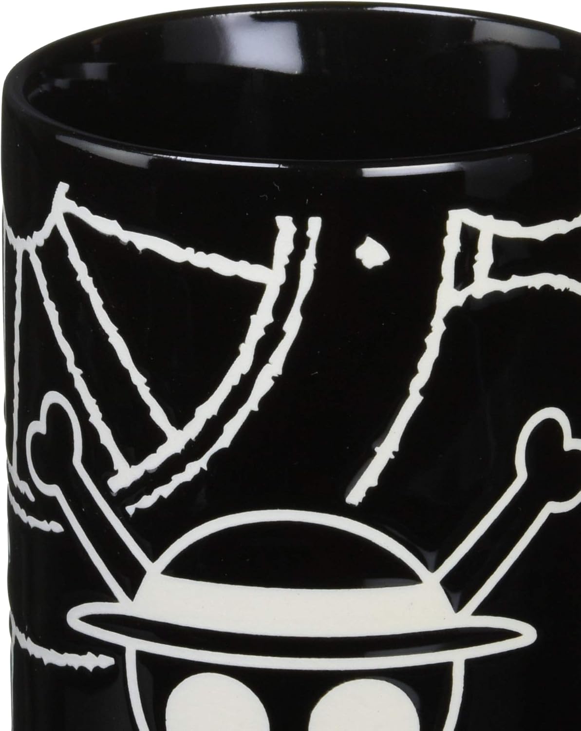 金正陶器(Kaneshotouki) アニメ 「 ワンピース(ONE PEICE) 」 海賊旗 撥水 ジョッキ 600ml ブラック 122197