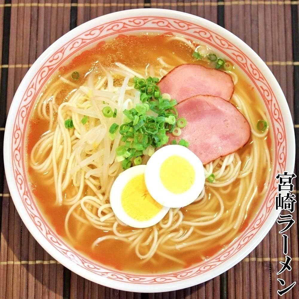 ramen noodle Ramen Noodle Tonkotsu Ramen Food Comparison Set (3 Types / 6 Servings) with Garlic, Miyazaki of Soy Sauce Pork Bones, Kagoshima with Black Pig Extract, Local Series [Dry Noodles, Soup, Emergency Food, Instant Food