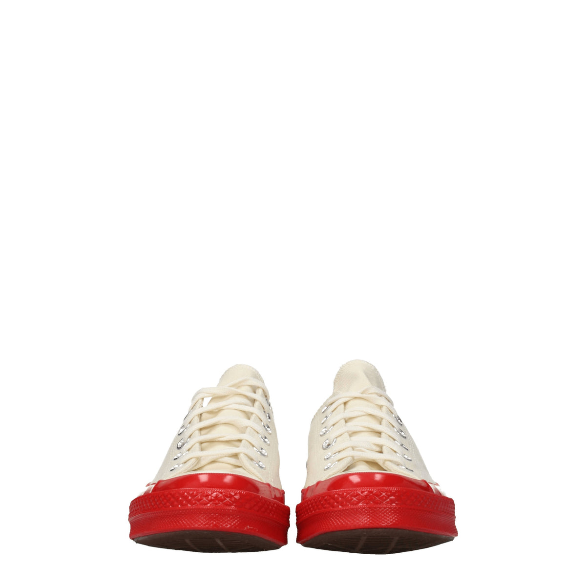 Comme Comme DesGarçonコンバーススニーカーの男性生地ベージュ - Image 4