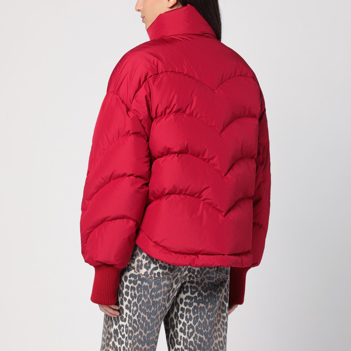 Khrisjoy Khrisjoy Red Corazon Paddedジャケット - Image 4