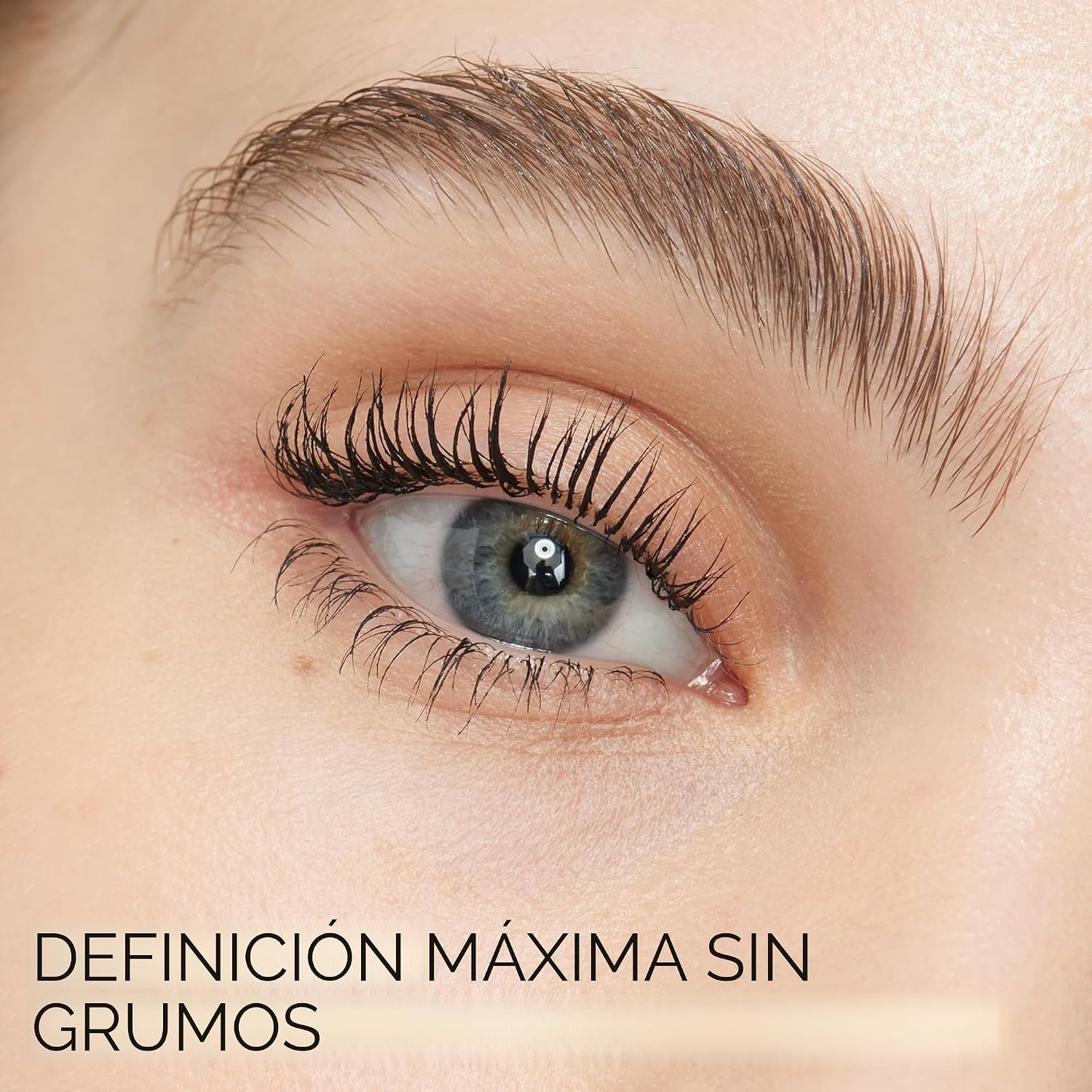 L'Oreal Paris - Máscara de alargamiento de pestañas, maquillaje telescópico original, con cepillo de doble precisión para separar pestañas, lavable, marrón negro, 8 mL, paquete de 1