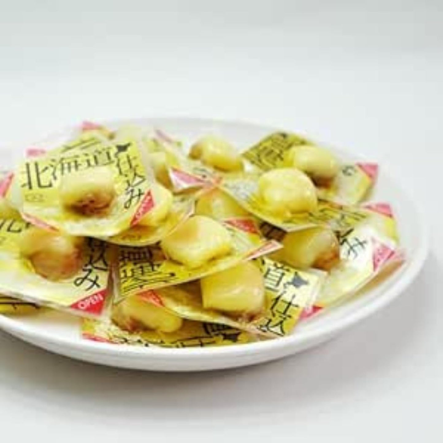 Hokkaido Jitsu Soft Cheese Scallop Snacks Delicious Liquor Individually Wrapped, Room Temperature, Souvenir, Gift