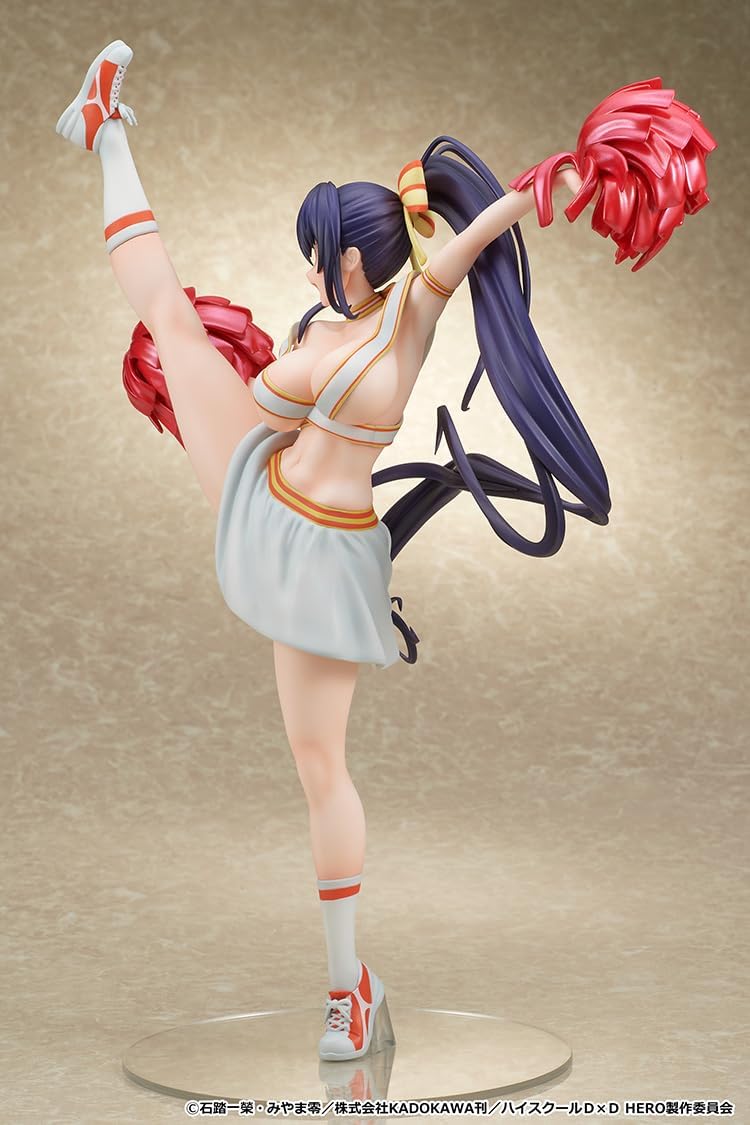 MuseMolds ハイスクールD×D HERO スケールフィギュア 姫島朱乃 チアガールver. プラスチック製 塗装済み完成品 1/6スケール 専用台座付属 全高約340mm