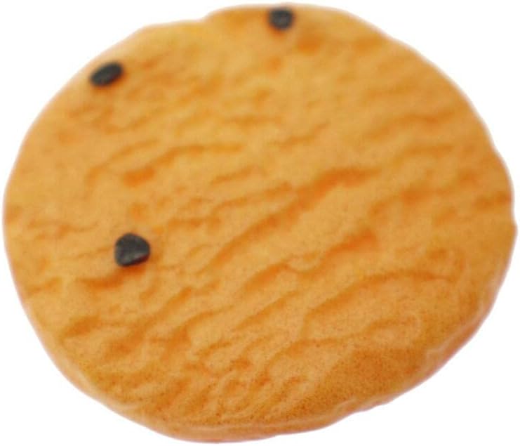 Speed mao Realistic Cookie Food Sample Model, 4 Types, Set of 8
