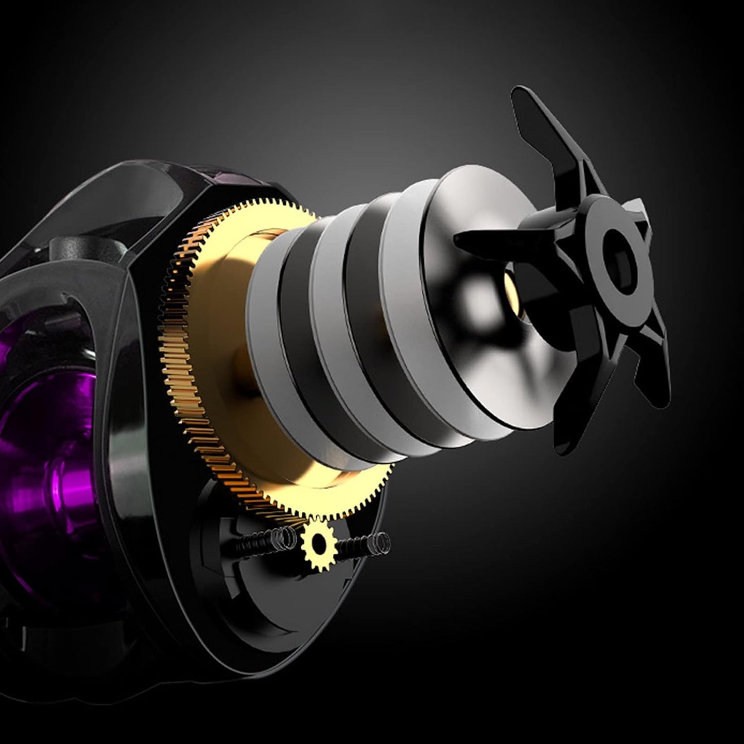 LOL-FUN Bait Reel, Saltwater Fishing, Freshwater Fishing, Dual Use, Fishing Reel, Magnetic Brake, Fishing Reel